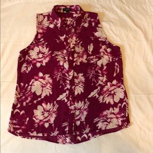 The Limited Floral sleeveless blouse